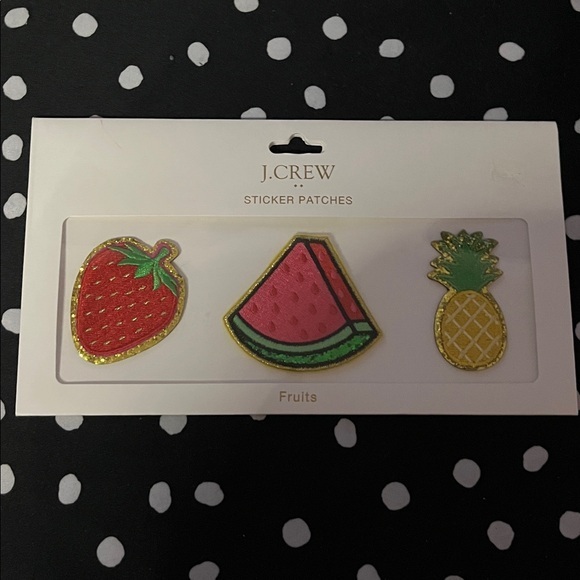 J. Crew Factory Accessories - J. Crew Factory Sticker Patches Fruits